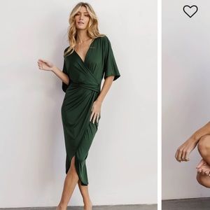 Baltic Born high-low midi dress